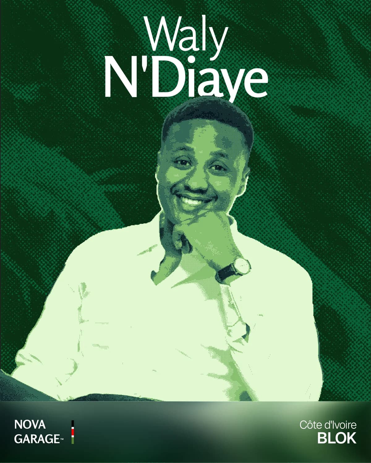 Waly N'Diaye, founder of BLOK (Logistics) — Nova Garage cohort