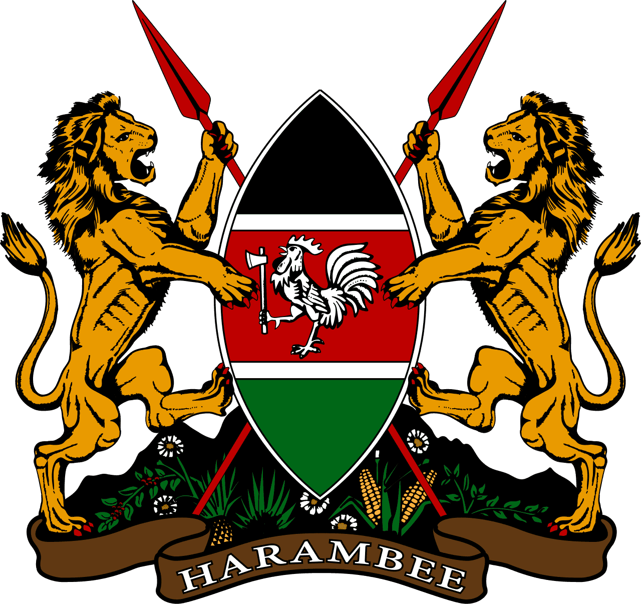 Coat of Arms of the Republic of Kenya